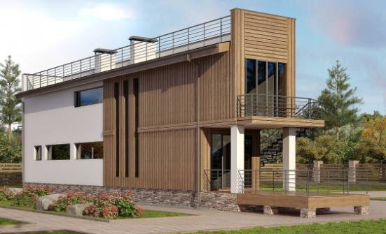 100-003-Л Проект двухэтажного дома, доступный домик из керамзитобетонных блоков Алатырь | Проекты домов от House Expert