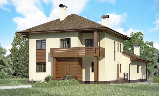300-001-П Проект двухэтажного дома, уютный домик из кирпича Новочебоксарск | Проекты домов от House Expert