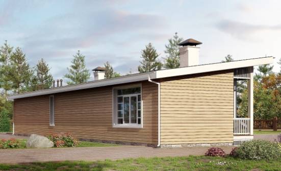 110-004-Л Проект бани из кирпича Алатырь | Проекты одноэтажных домов от House Expert