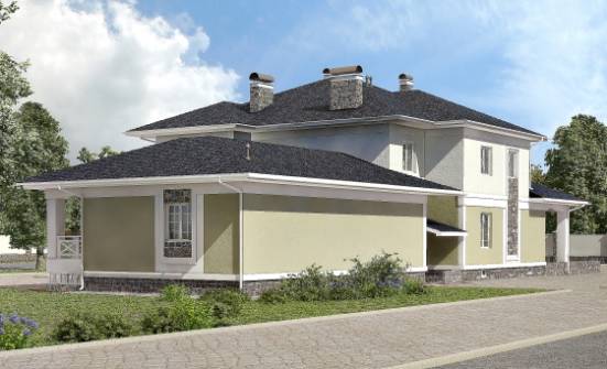 620-001-Л Проект трехэтажного дома, гараж, классический дом из газосиликатных блоков Канаш | Проекты домов от House Expert