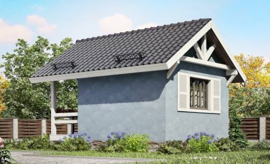 020-001-Л Проект одноэтажного дома, простой домик из дерева Новочебоксарск | Проекты домов от House Expert