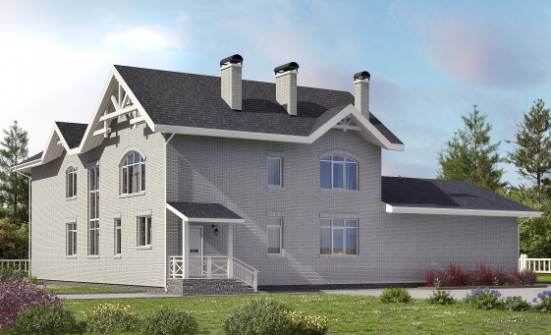 340-004-П Проект двухэтажного дома, большой загородный дом из арболита Шумерля | Проекты домов от House Expert