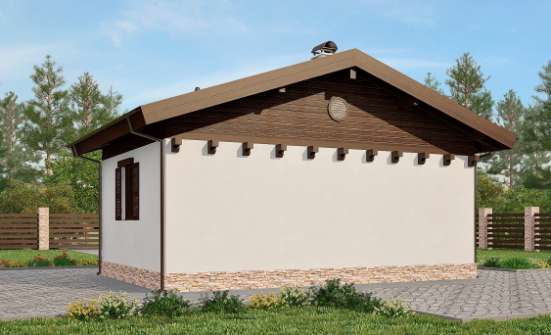 040-003-П Проект бани из арболита Шумерля | Проекты одноэтажных домов от House Expert