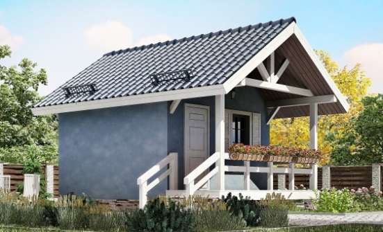 020-001-Л Проект одноэтажного дома, простой домик из дерева Новочебоксарск | Проекты домов от House Expert