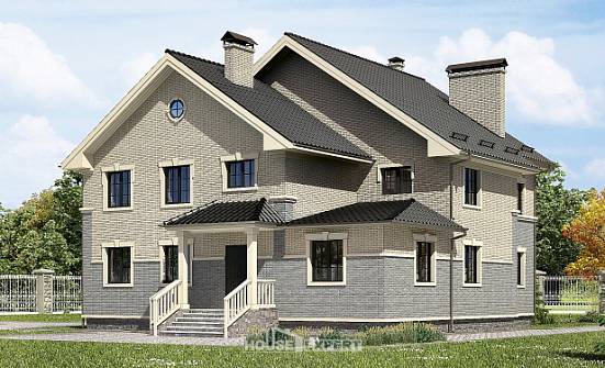 300-004-П Проект двухэтажного дома, уютный домик из бризолита Шумерля | Проекты домов от House Expert