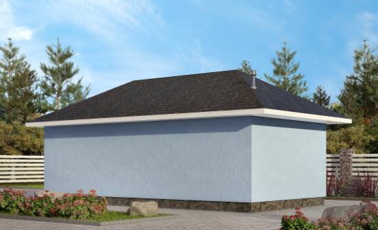 040-001-Л Проект гаража из твинблока Алатырь | Проекты домов от House Expert