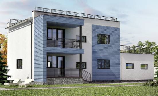 180-012-Л Проект двухэтажного дома, гараж, просторный загородный дом из кирпича Шумерля | Проекты домов от House Expert