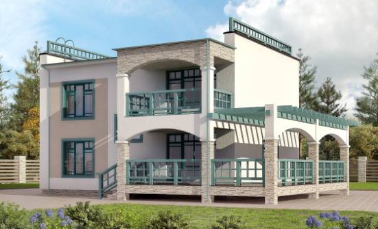 150-010-П Проект двухэтажного дома, недорогой загородный дом из кирпича Алатырь | Проекты домов от House Expert