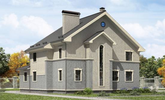 300-004-П Проект двухэтажного дома, уютный домик из бризолита Шумерля | Проекты домов от House Expert