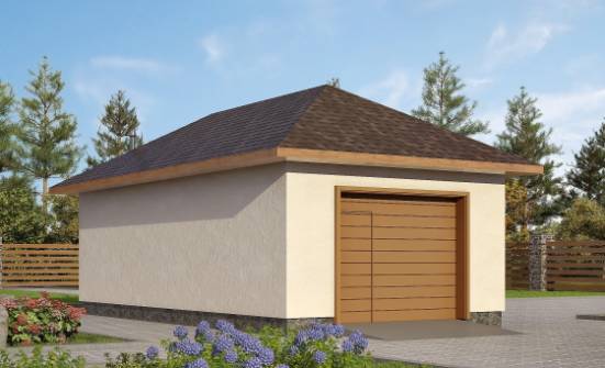 040-001-П Проект гаража из газобетона Новочебоксарск | Проекты одноэтажных домов от House Expert