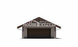 060-005-П Проект гаража из кирпича Шумерля, House Expert