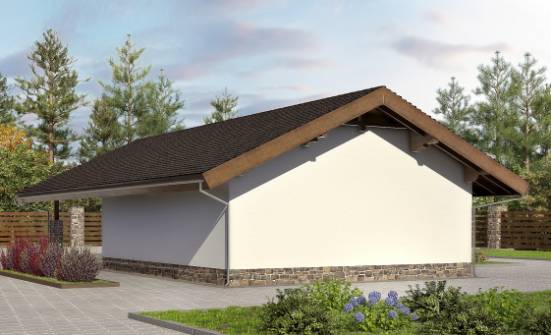 060-005-Л Проект гаража из кирпича Алатырь | Проекты домов от House Expert