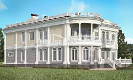 505-001-П Проект двухэтажного дома, гараж, классический загородный дом из керамзитобетонных блоков Новочебоксарск, House Expert