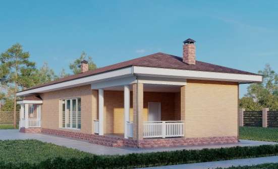 110-006-П Проект бани из бризолита Алатырь | Проекты одноэтажных домов от House Expert