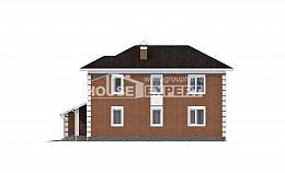 220-004-Л Проект двухэтажного дома и гаражом, средний коттедж из кирпича Канаш, House Expert