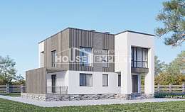 150-017-П Проект двухэтажного дома, доступный дом из пеноблока Ядрин, House Expert