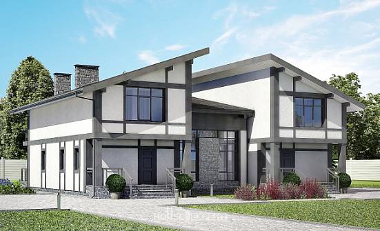 280-002-П Проект двухэтажного дома с мансардой, доступный домик из кирпича Шумерля | Проекты домов от House Expert
