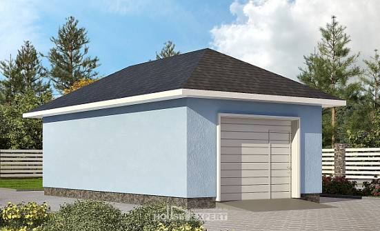 040-001-Л Проект гаража из твинблока Канаш | Проекты домов от House Expert