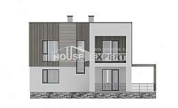 150-017-П Проект двухэтажного дома, красивый домик из керамзитобетонных блоков Новочебоксарск, House Expert