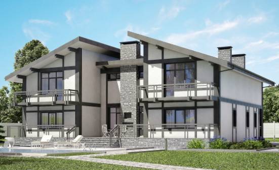 280-002-П Проект двухэтажного дома с мансардой, доступный домик из кирпича Шумерля | Проекты домов от House Expert