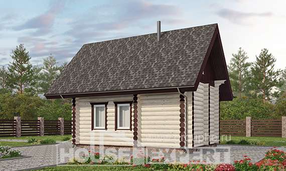 035-001-Л Проект бани из бревен Новочебоксарск, House Expert